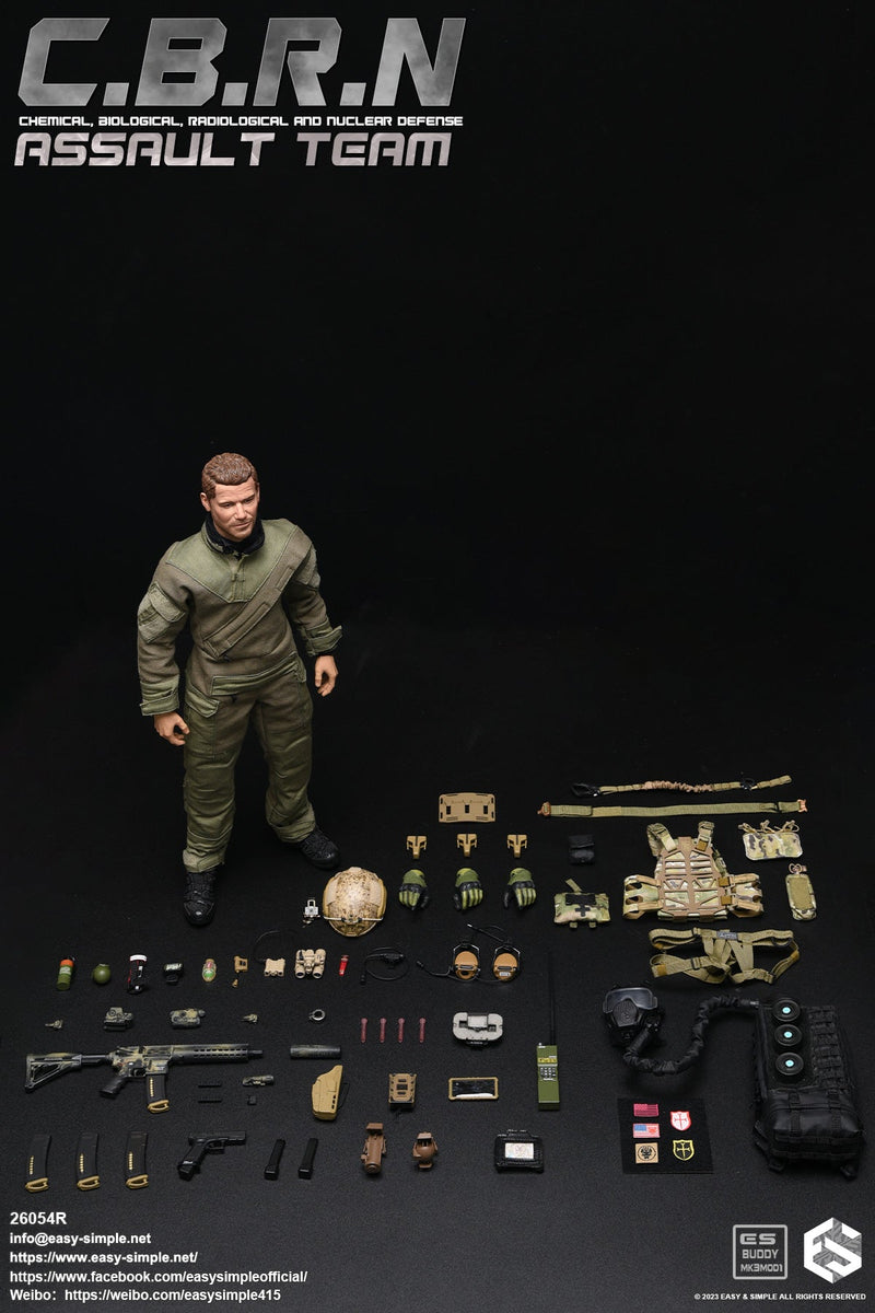 Load image into Gallery viewer, CBRN Assault Team - AOR1 Camo Helmet w/NVG Set
