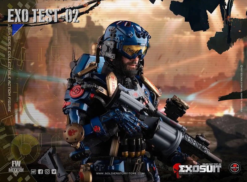 Load image into Gallery viewer, Armor Suit Test-02 &quot;Exosuit&quot; Exo-Skeleton - MINT IN BOX
