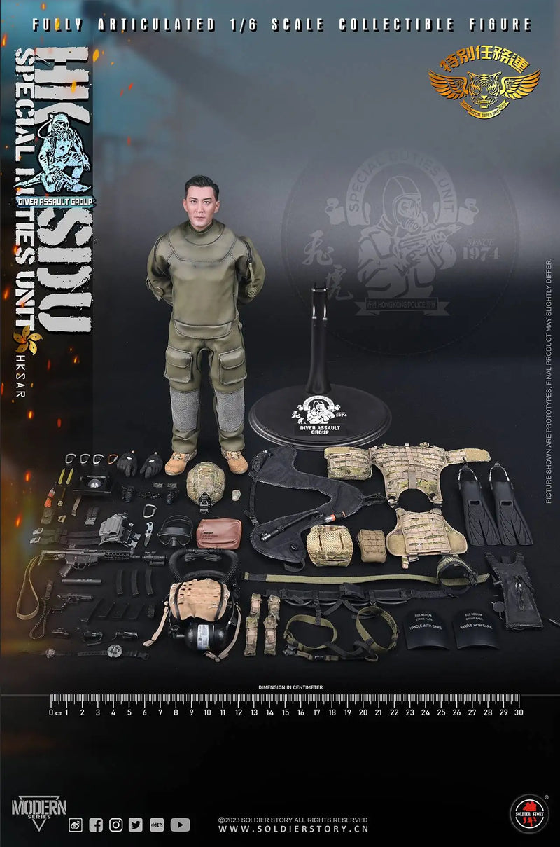 Load image into Gallery viewer, HKSDU Diver Assault Group Deluxe Version - MINT IN BOX
