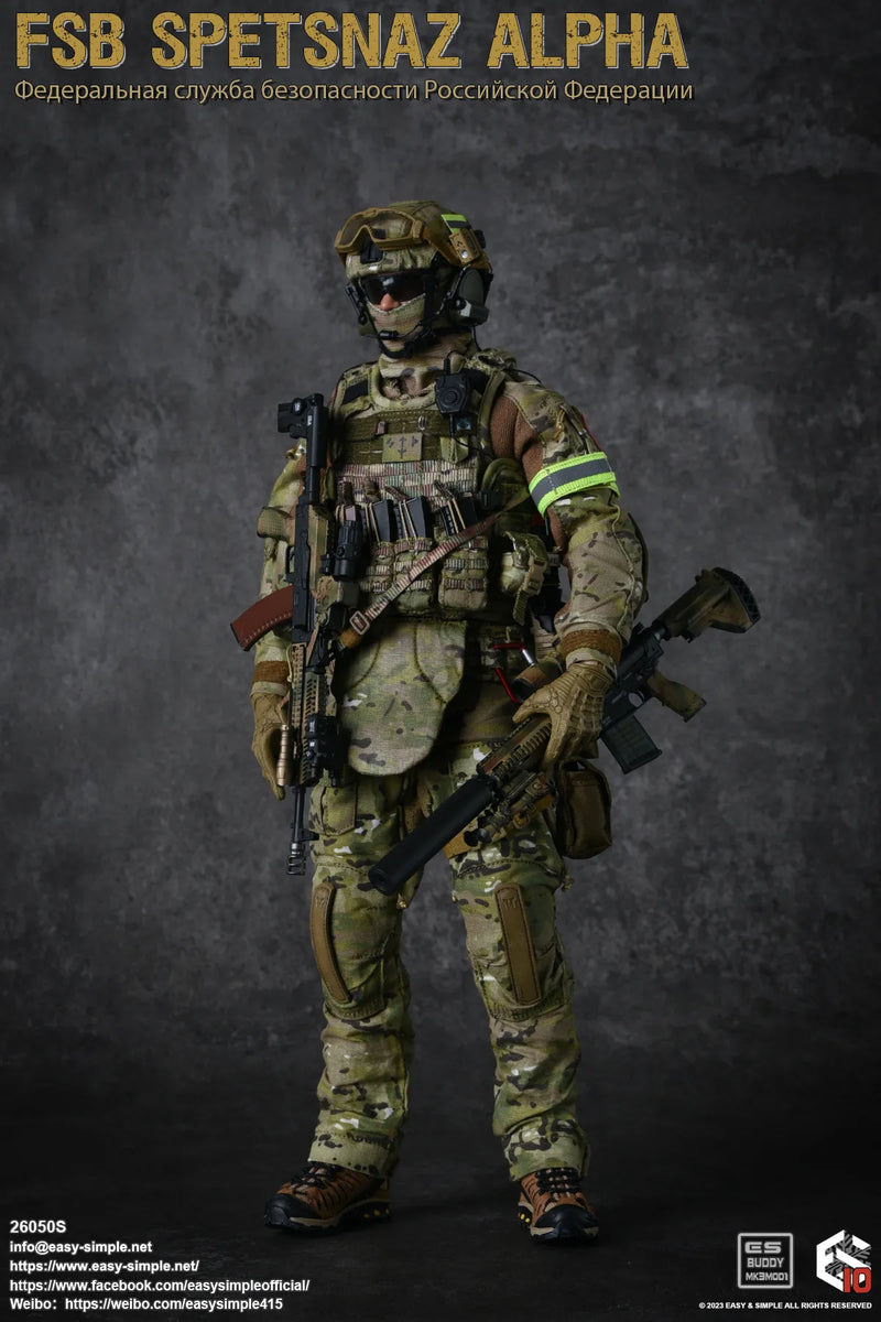 Load image into Gallery viewer, FSB Spetsnaz Alpha - Multicam Battle Belt w/9mm Pistol &amp; Pouch Set
