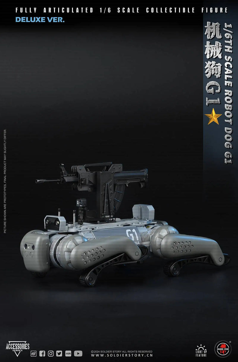 Load image into Gallery viewer, Robot Dog G1 Deluxe Version w/SCAR Rifle - MINT IN BOX
