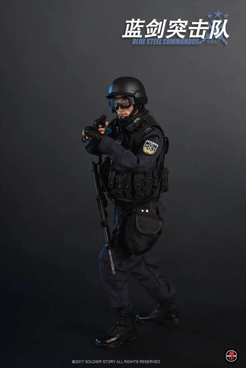 Load image into Gallery viewer, SWAT - Blue Steel Commandos - MINT IN BOX
