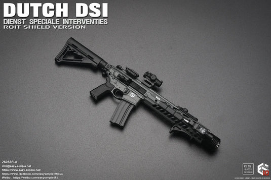 Dutch DS1 Riot Shield Version - MCX SUR300 Assault Rifle Set