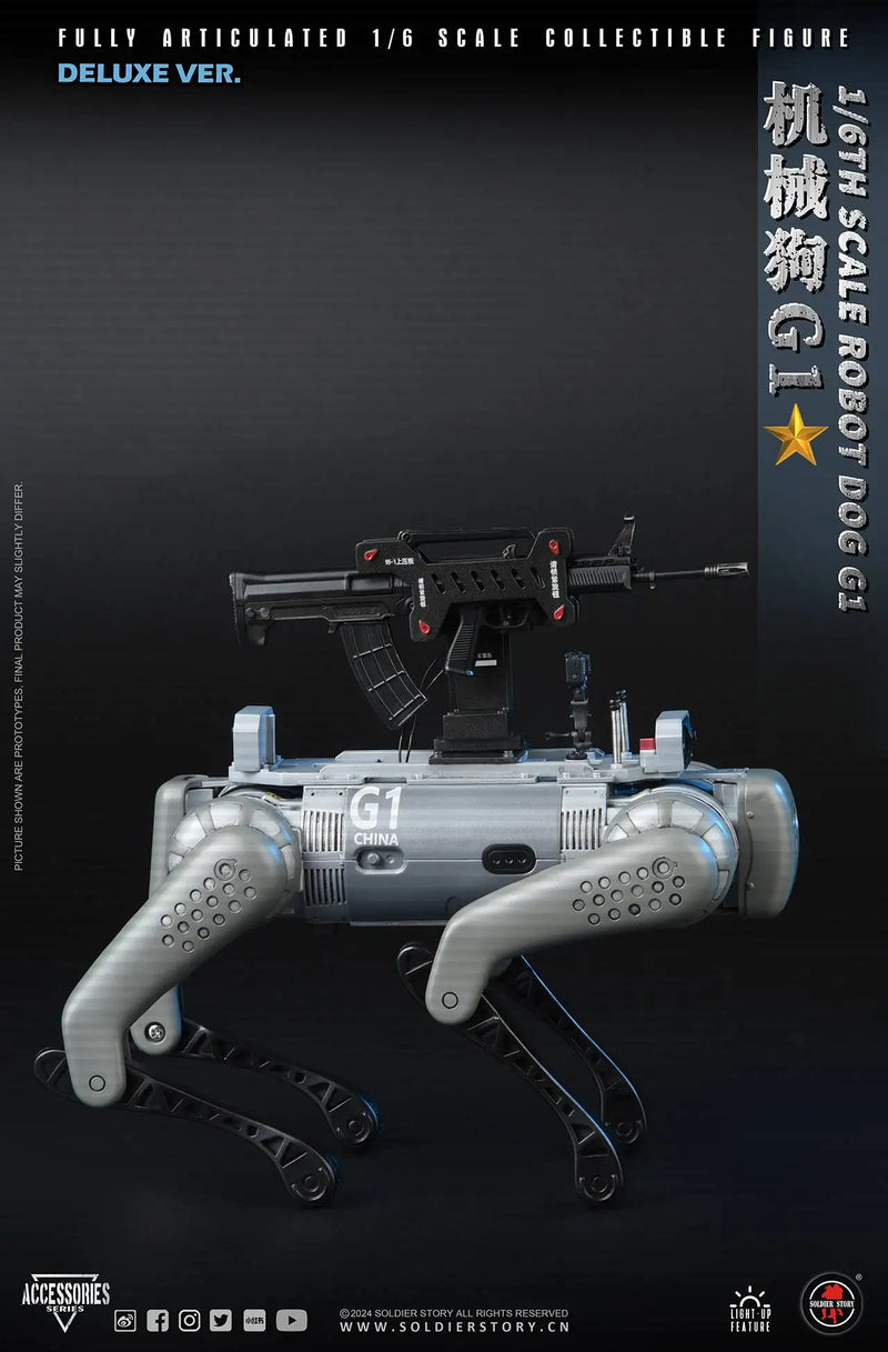 Load image into Gallery viewer, Robot Dog G1 Deluxe Version w/SCAR Rifle - MINT IN BOX

