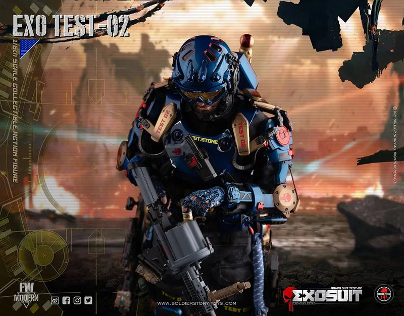 Load image into Gallery viewer, Armor Suit Test-02 &quot;Exosuit&quot; Exo-Skeleton - MINT IN BOX
