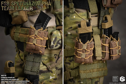 FSB Alpha Team Leader S - TACO Double Decker AR & Pistol Mag Pouch