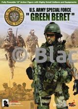 Green Beret - MOLLE Woodland Camo Vest & Battle Belt Set