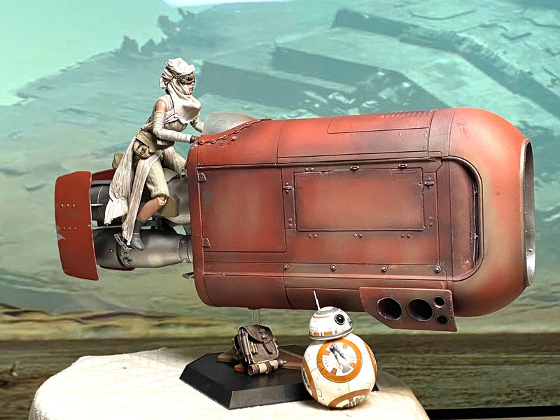 Load image into Gallery viewer, Star Wars TFA - Rey's Sand Speeder - MINT IN BOX
