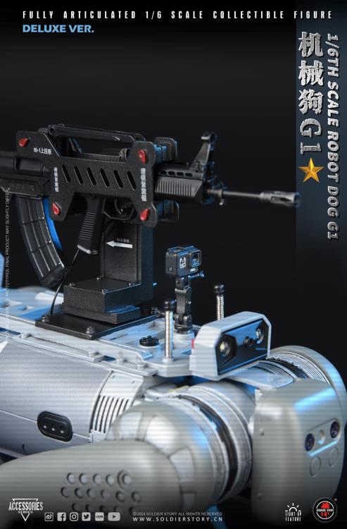 Load image into Gallery viewer, Robot Dog G1 Deluxe Version w/SCAR Rifle - MINT IN BOX
