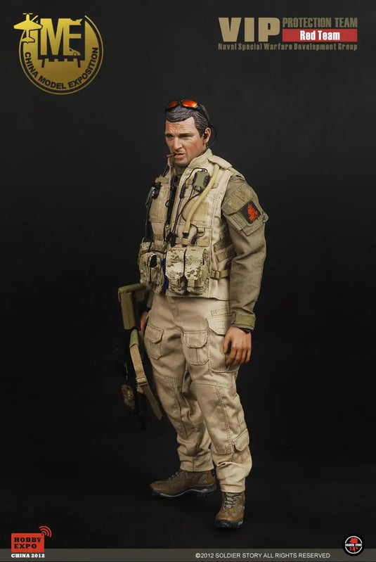 SIGNED - VIP Protection Team "Red" NAVSPECWARGRU EX - MINT IN BOX