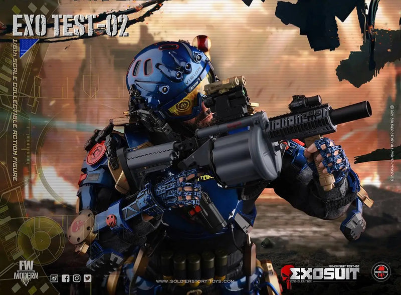 Load image into Gallery viewer, Armor Suit Test-02 &quot;Exosuit&quot; Exo-Skeleton - MINT IN BOX
