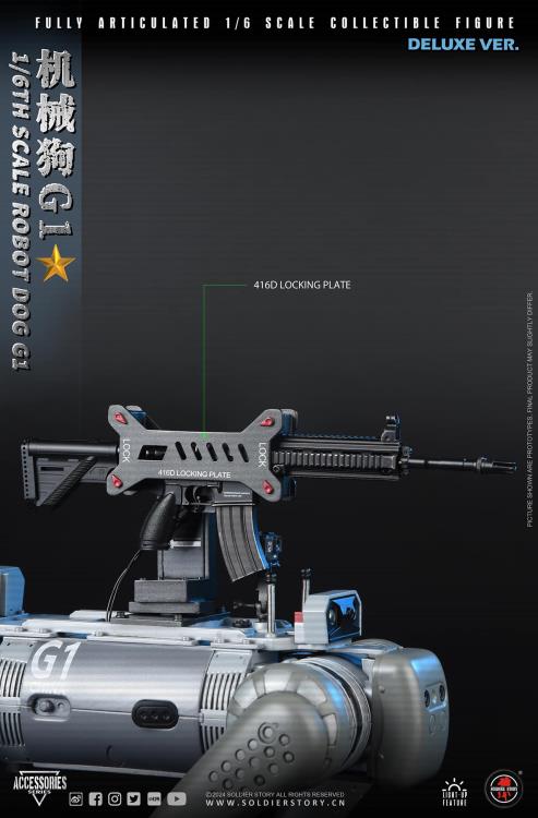 Load image into Gallery viewer, Robot Dog G1 Deluxe Version w/SCAR Rifle - MINT IN BOX
