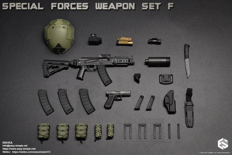 Load image into Gallery viewer, Special Forces Weapon Set F 6-Pack - MINT IN BOX

