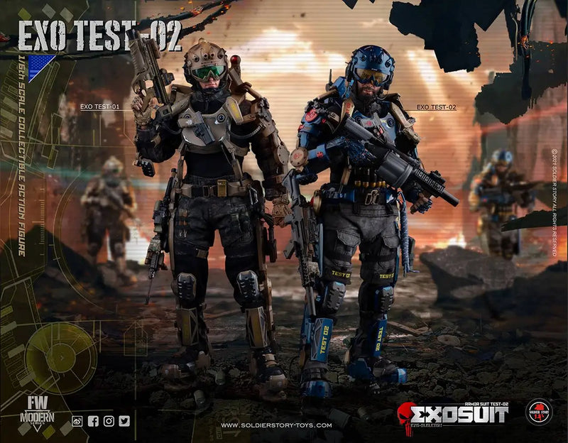 Load image into Gallery viewer, Armor Suit Test-02 &quot;Exosuit&quot; Exo-Skeleton - MINT IN BOX
