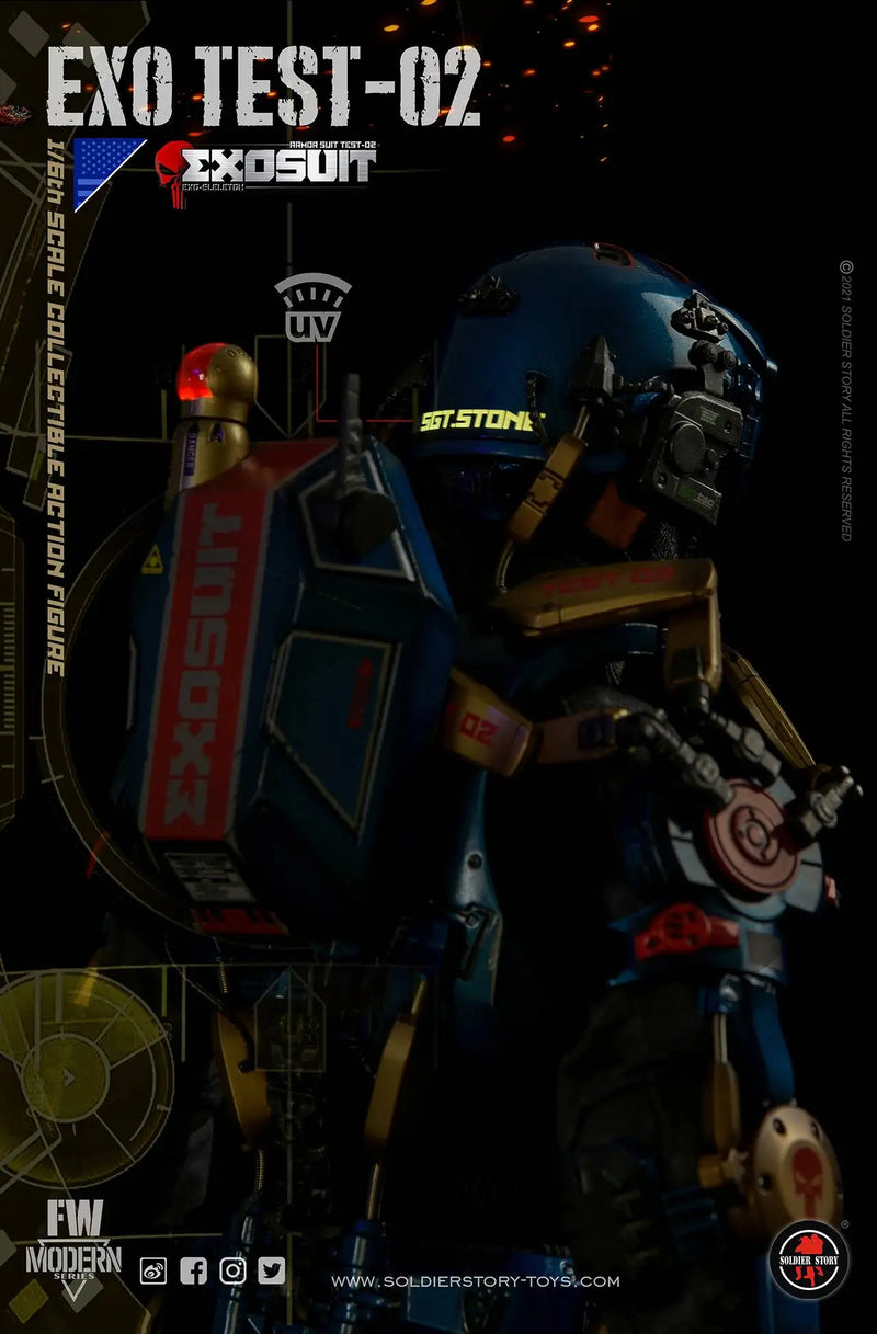 Load image into Gallery viewer, Armor Suit Test-02 &quot;Exosuit&quot; Exo-Skeleton - MINT IN BOX
