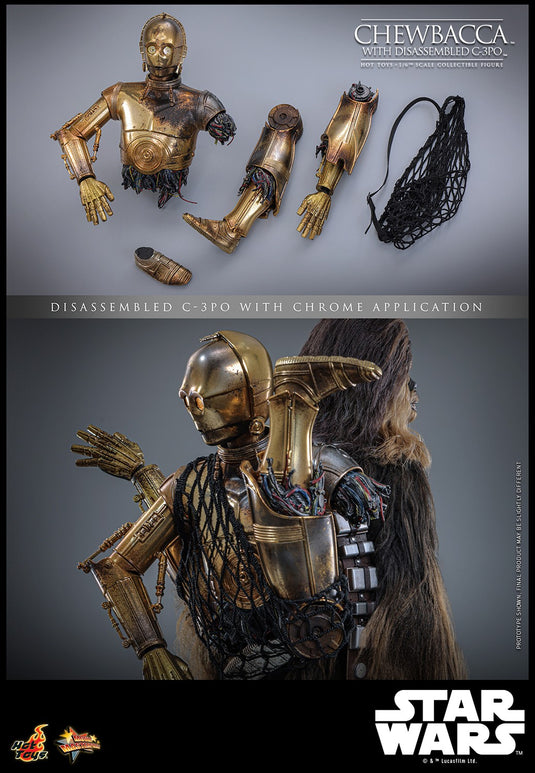 Star Wars: TESB - Chewbacca w/Disassembled C-3PO - MINT IN BOX