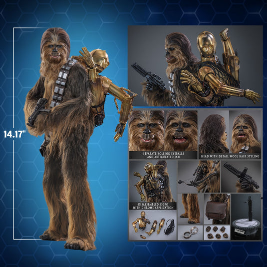 Star Wars: TESB - Chewbacca w/Disassembled C-3PO - MINT IN BOX
