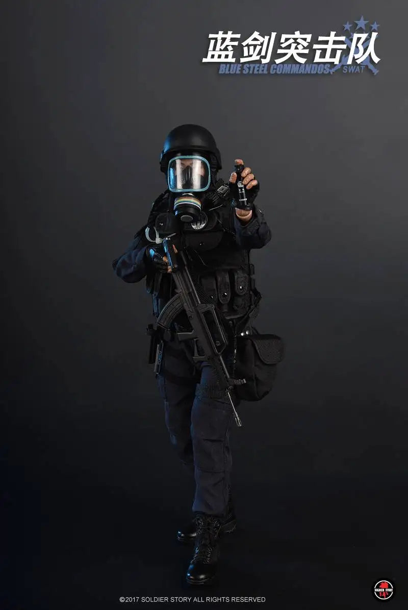 Load image into Gallery viewer, SWAT - Blue Steel Commandos - MINT IN BOX
