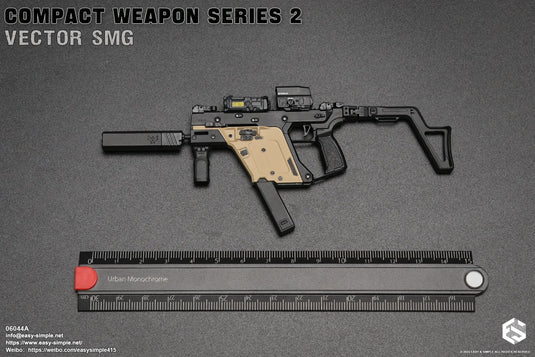 Compact Weapon Series 2 - FDE Tan & Black Vector SMG Set (A)