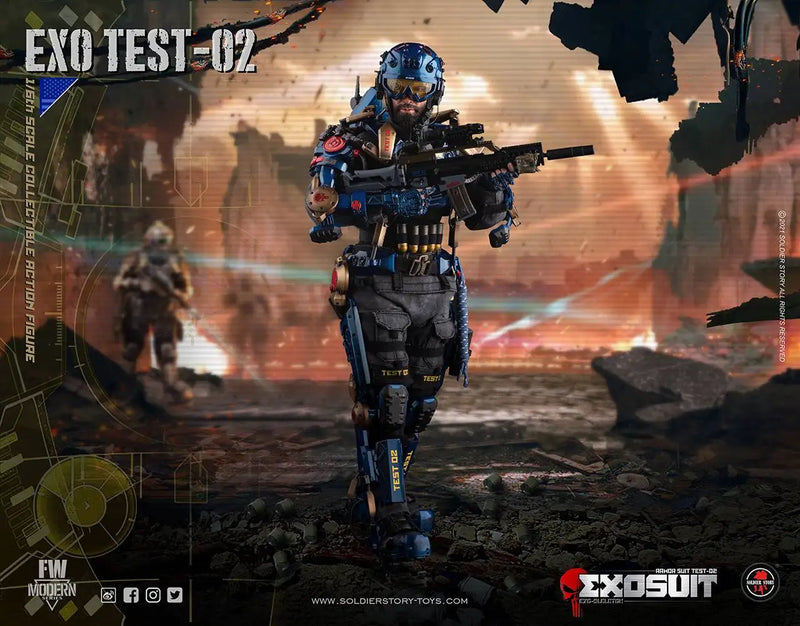 Load image into Gallery viewer, Armor Suit Test-02 &quot;Exosuit&quot; Exo-Skeleton - MINT IN BOX
