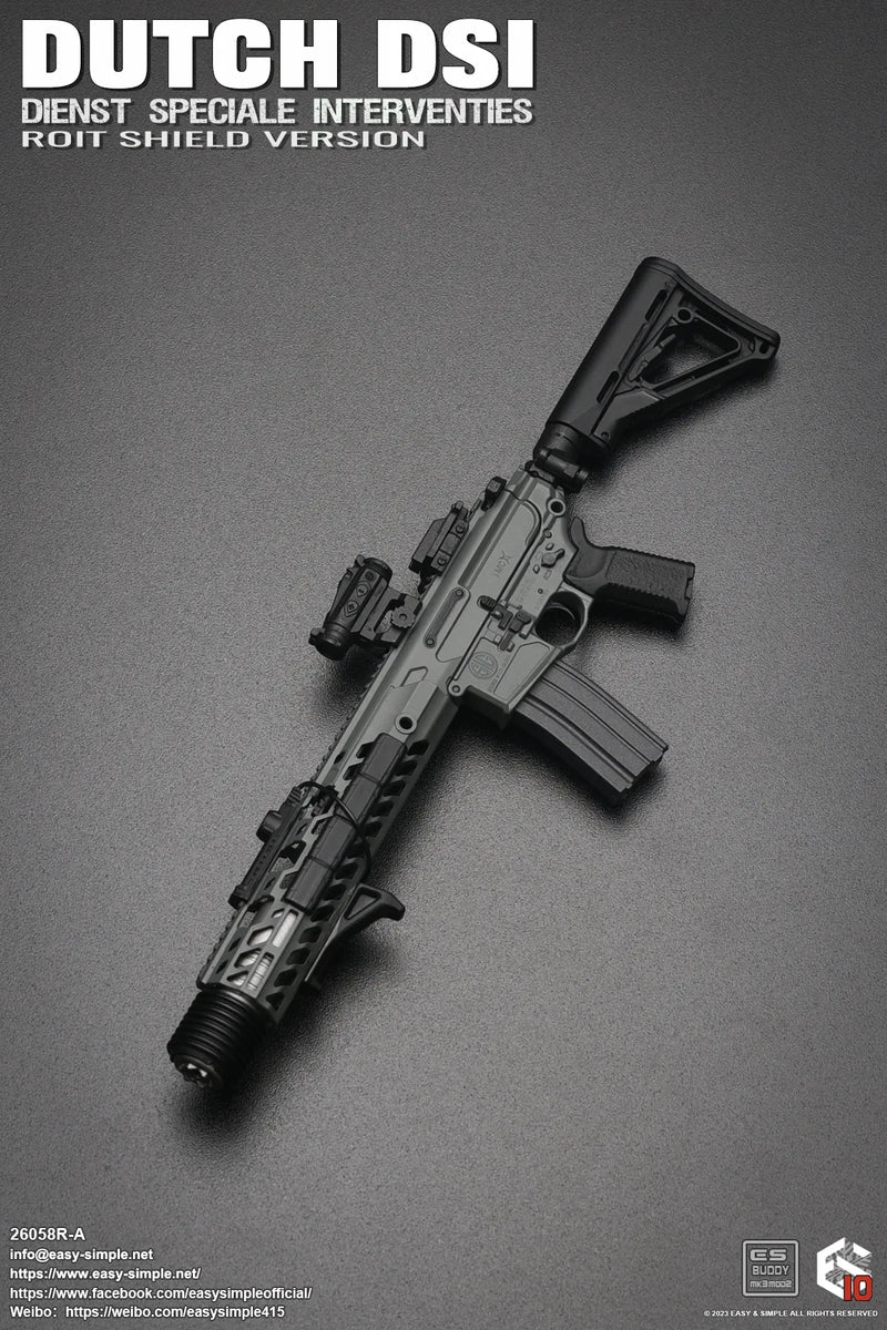 Load image into Gallery viewer, Dutch DS1 Riot Shield Version - MCX SUR300 Assault Rifle Set
