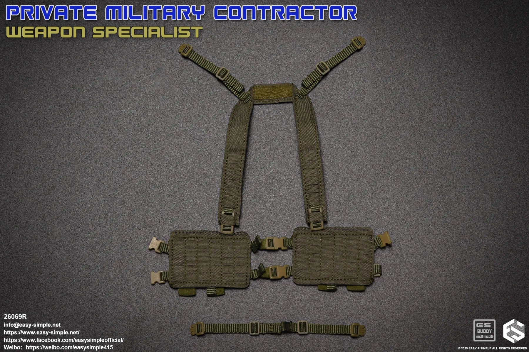 PMC - Weapon Specialist - Chest Rig w/Pouch Set – BlackOpsToys