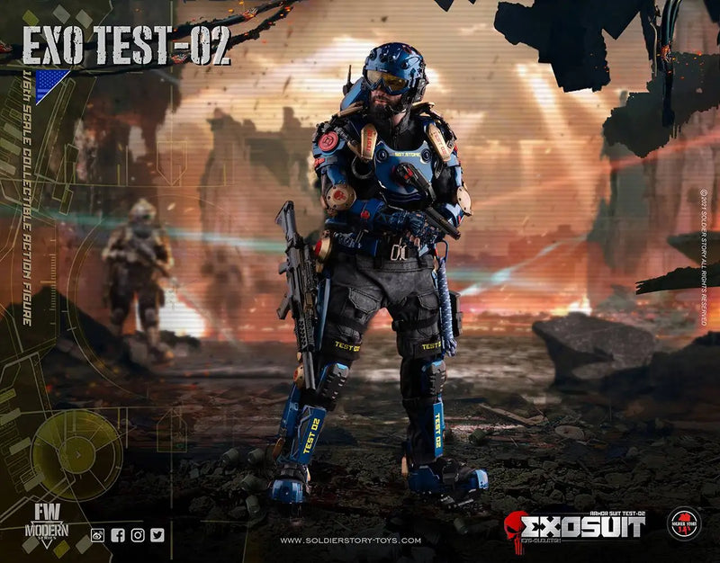 Load image into Gallery viewer, Armor Suit Test-02 &quot;Exosuit&quot; Exo-Skeleton - MINT IN BOX
