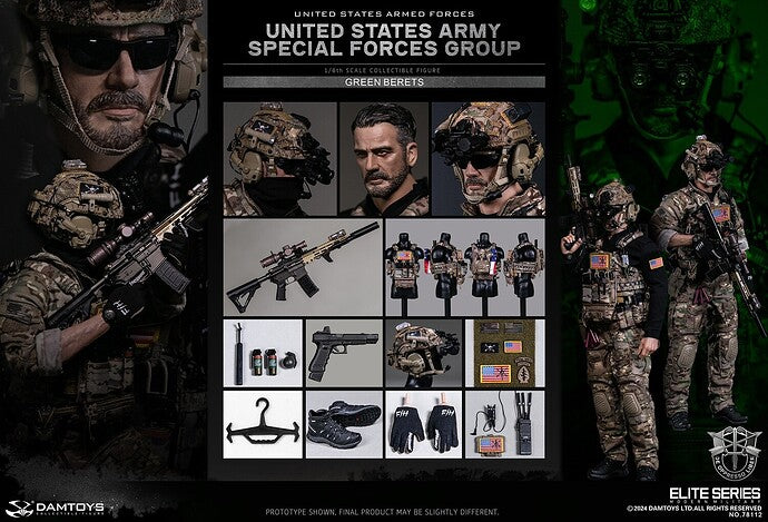 Load image into Gallery viewer, PREORDER DEPOSIT United States Army Special Forces Group Green Berets - MINT IN BOX
