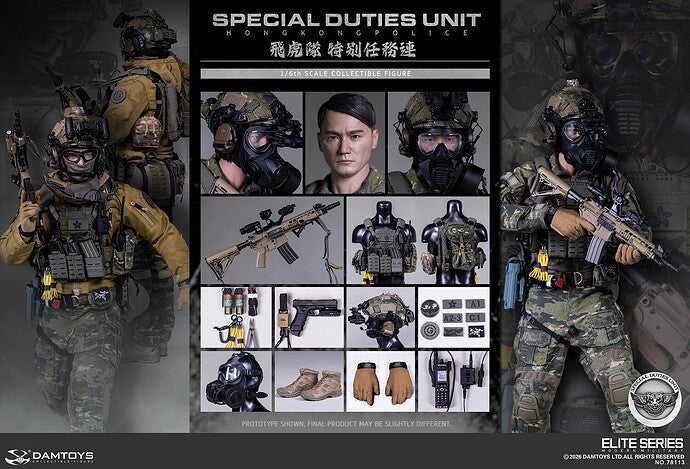 Load image into Gallery viewer, PREORDER DEPOSIT Hong Kong Police Special Duties Unit (SDU) - MINT IN BOX

