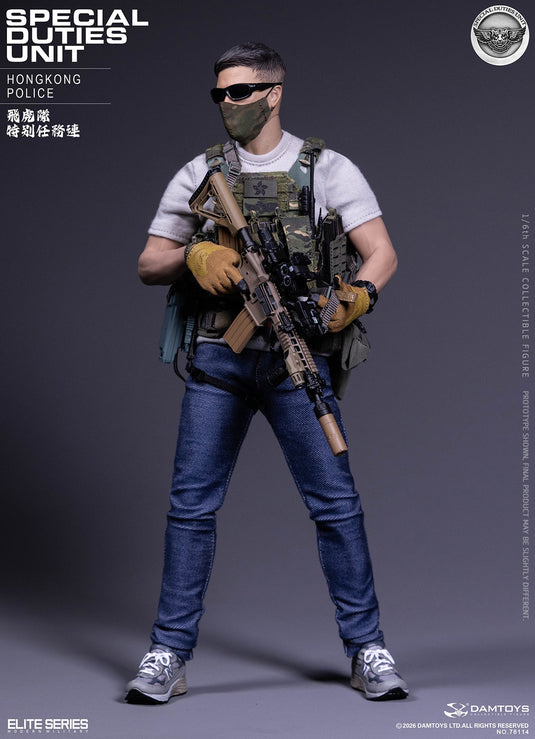 PREORDER DEPOSIT Hong Kong Police Special Duties Unit (SDU) Team Leader - MINT IN BOX