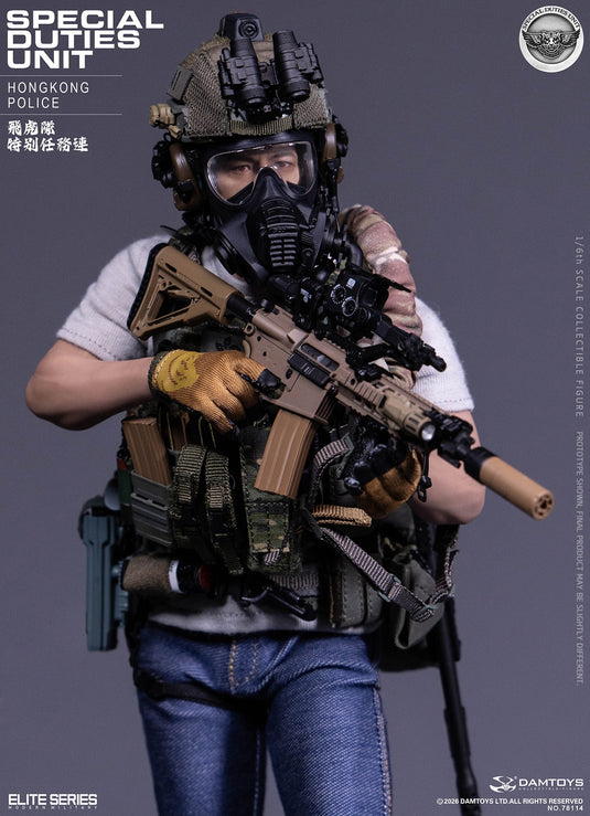PREORDER DEPOSIT Hong Kong Police Special Duties Unit (SDU) Team Leader - MINT IN BOX