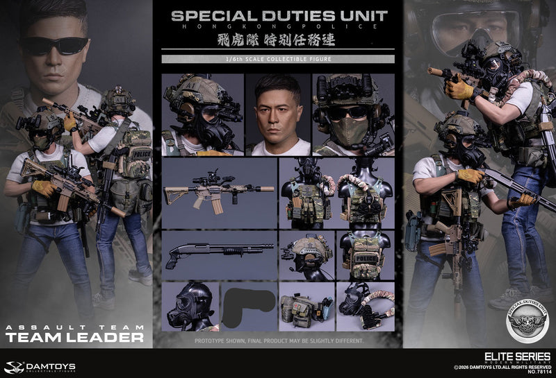 Load image into Gallery viewer, PREORDER DEPOSIT Hong Kong Police Special Duties Unit (SDU) Team Leader - MINT IN BOX
