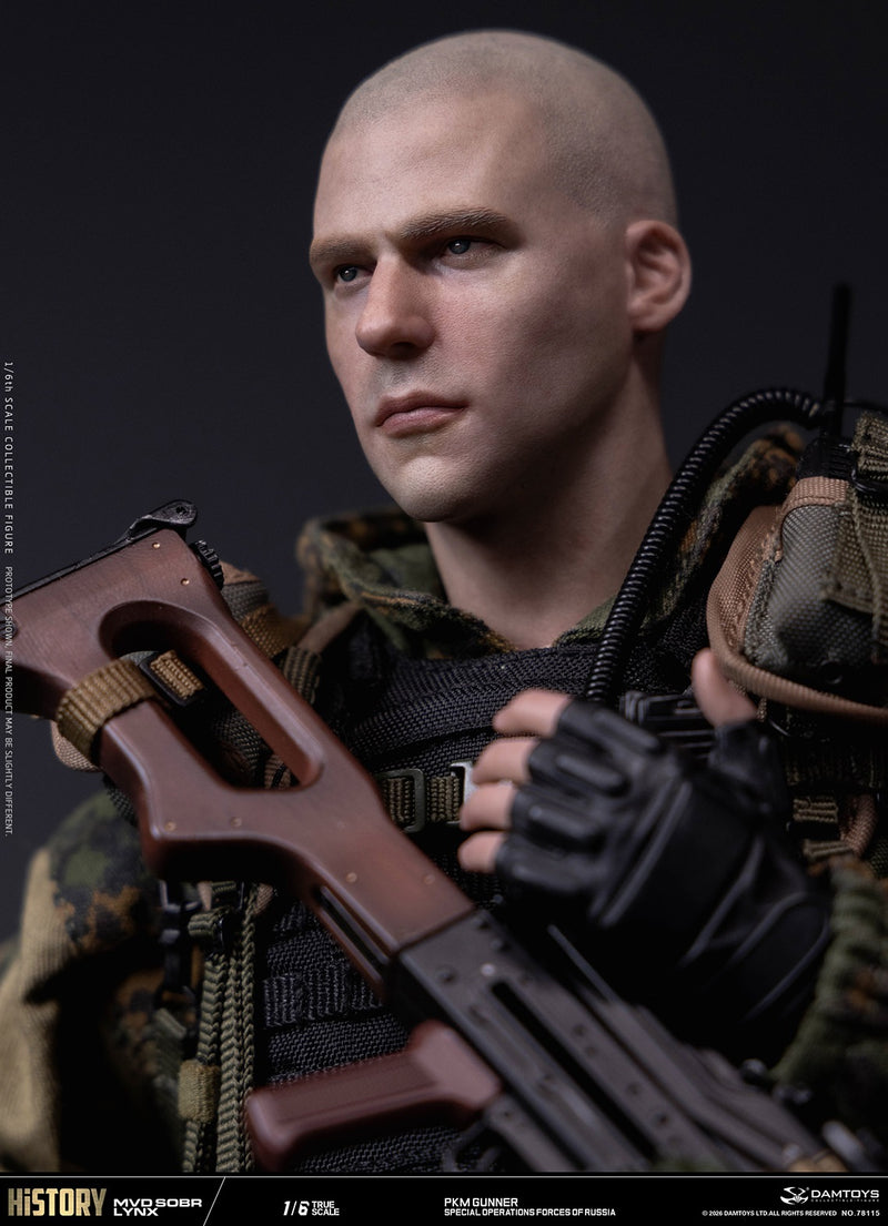 Load image into Gallery viewer, PREORDER DEPOSIT SOF of Russia MVD SOBR LYNX PKM Gunner - MINT IN BOX
