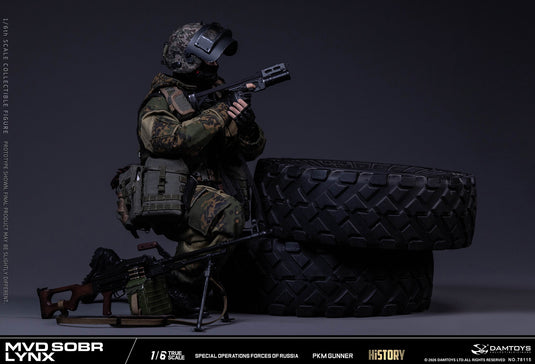 PREORDER DEPOSIT SOF of Russia MVD SOBR LYNX PKM Gunner - MINT IN BOX