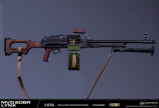 PREORDER DEPOSIT SOF of Russia MVD SOBR LYNX PKM Gunner - MINT IN BOX
