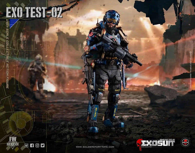 Load image into Gallery viewer, Armor Suit Test-02 &quot;Exosuit&quot; Exo-Skeleton - MINT IN BOX
