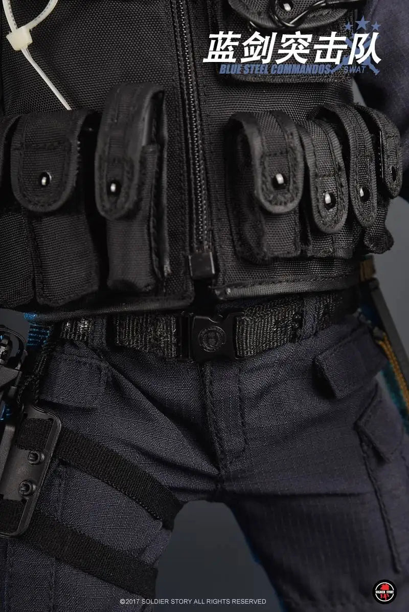 Load image into Gallery viewer, SWAT - Blue Steel Commandos - MINT IN BOX
