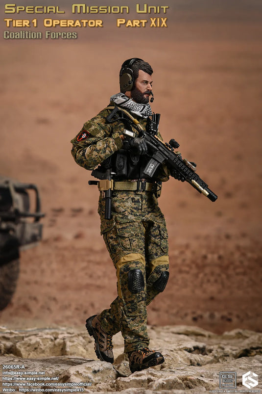 SMU Tier 1 Operator Part XIX Coalition Forces Version A - MINT IN SMU Tier 1 Operator Part XIX Coalition Forces Version A - MINT IN