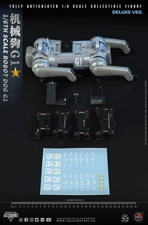 Load image into Gallery viewer, Robot Dog G1 Deluxe Version w/SCAR Rifle - MINT IN BOX

