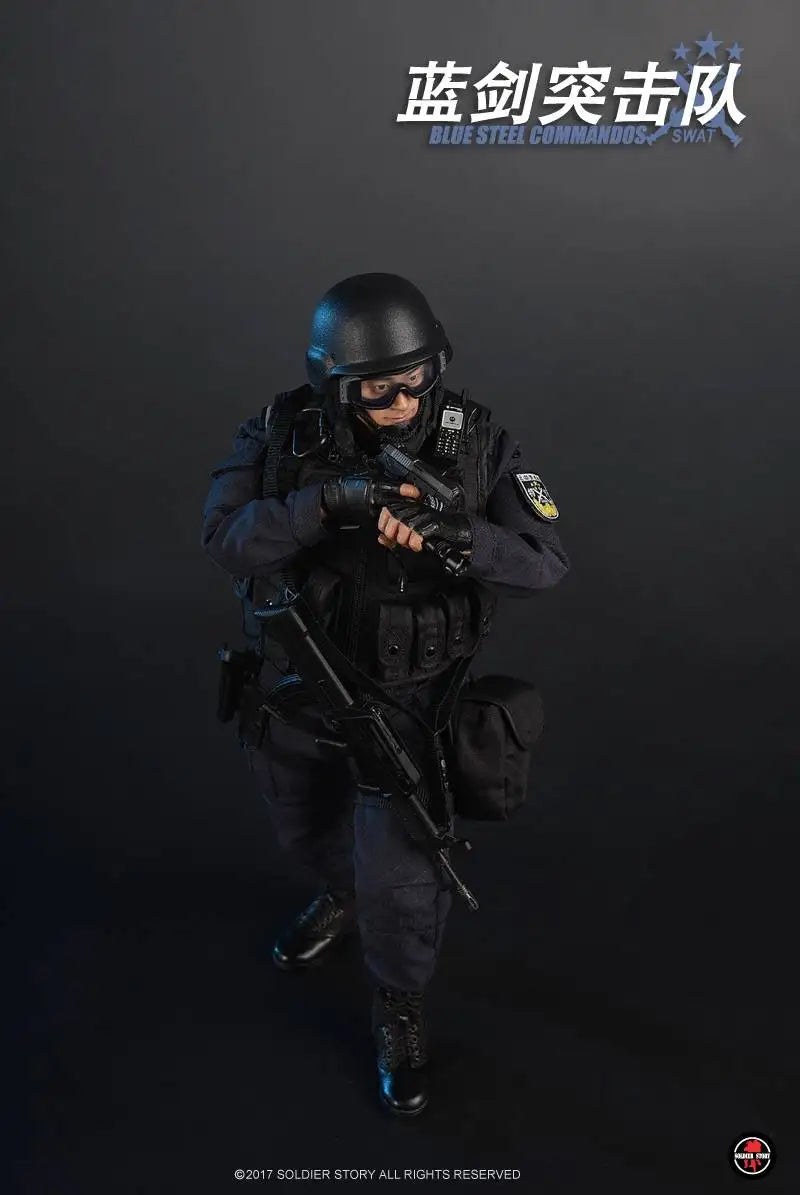 Load image into Gallery viewer, SWAT - Blue Steel Commandos - MINT IN BOX
