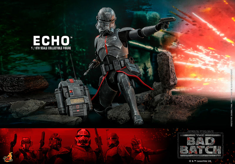 Load image into Gallery viewer, Star Wars TBB Echo - Grey Arm Armor w/Red Gauntlet
