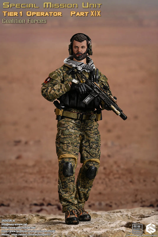 SMU Tier 1 Operator Part XIX Coalition Forces Version A - MINT IN SMU Tier 1 Operator Part XIX Coalition Forces Version A - MINT IN