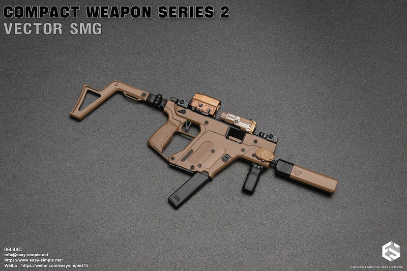 Load image into Gallery viewer, Compact Weapon Series 2 - Coyote Tan Vector SMG Set (C)
