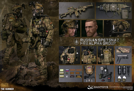 Russian Spetsnaz FSB Gunner - Multicam MOLLE Vest Set