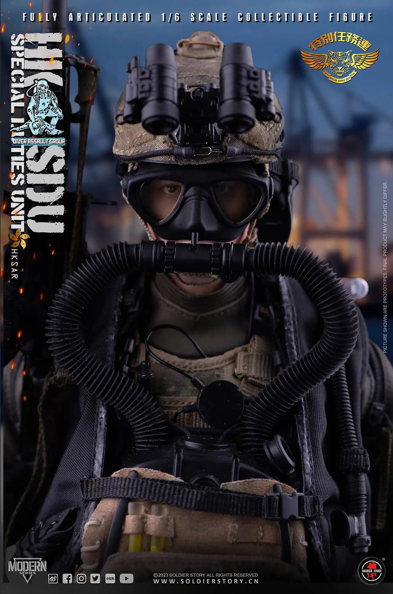 Load image into Gallery viewer, HKSDU Diver Assault Group Deluxe Version - MINT IN BOX
