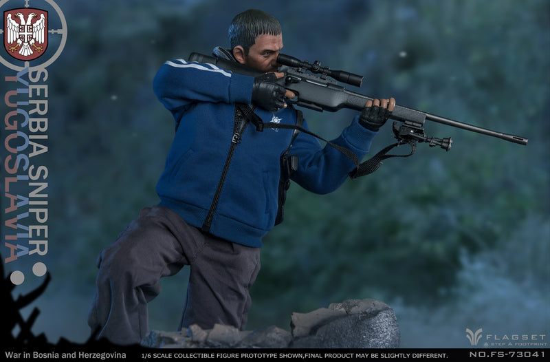 Load image into Gallery viewer, Serbia Sniper In Yugoslavia - Sniper Rifle w/Bipod &amp; Sling
