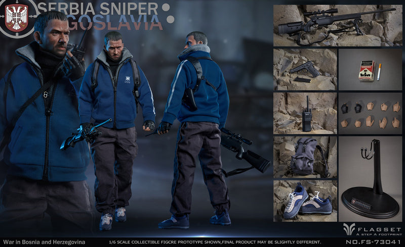 Load image into Gallery viewer, Serbia Sniper In Yugoslavia - Sniper Rifle w/Bipod &amp; Sling
