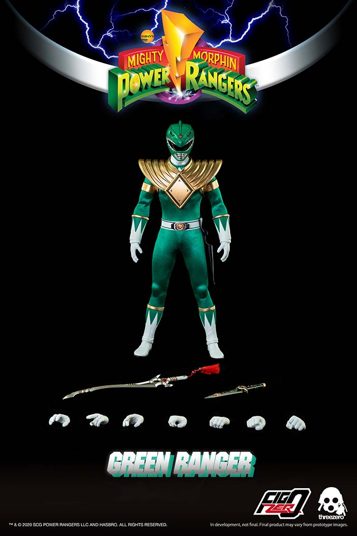Load image into Gallery viewer, Mighty Morphin Power Rangers Core Rangers + Green Ranger Six-Pack - MINT IN BOX
