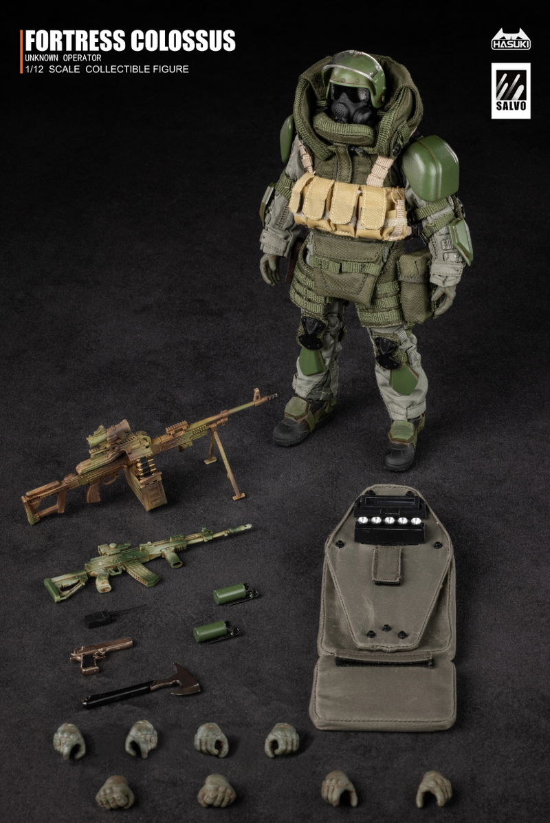 Load image into Gallery viewer, 1/12 SCALE - SALVO Black Ops - Fortress Colossus - MINT IN BOX
