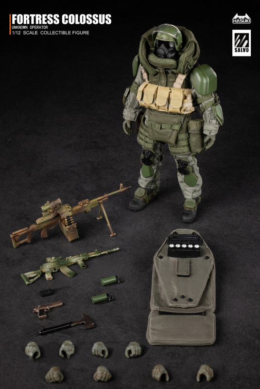 1/12 SCALE - SALVO Black Ops - Fortress Colossus - MINT IN BOX